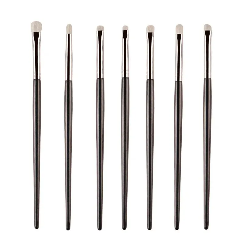1pc White Pony Hair Eyeshadow Makeup brushes Small Smudge Precision Crease Detail Bevel Eye Shadow Make up brush Liner Lip