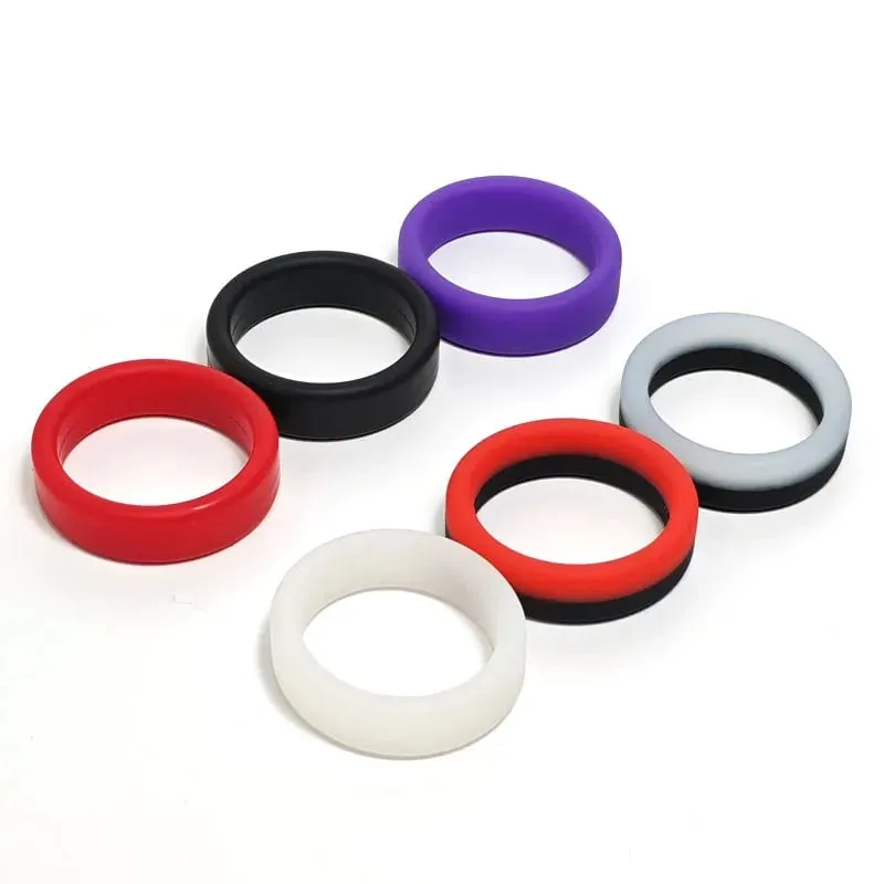 3pcs/set Penis Ring Delay Ejaculation Silicone Reusable Semen Cock Rings on for Men Enlargement Sex Toys For Men Couple Rings