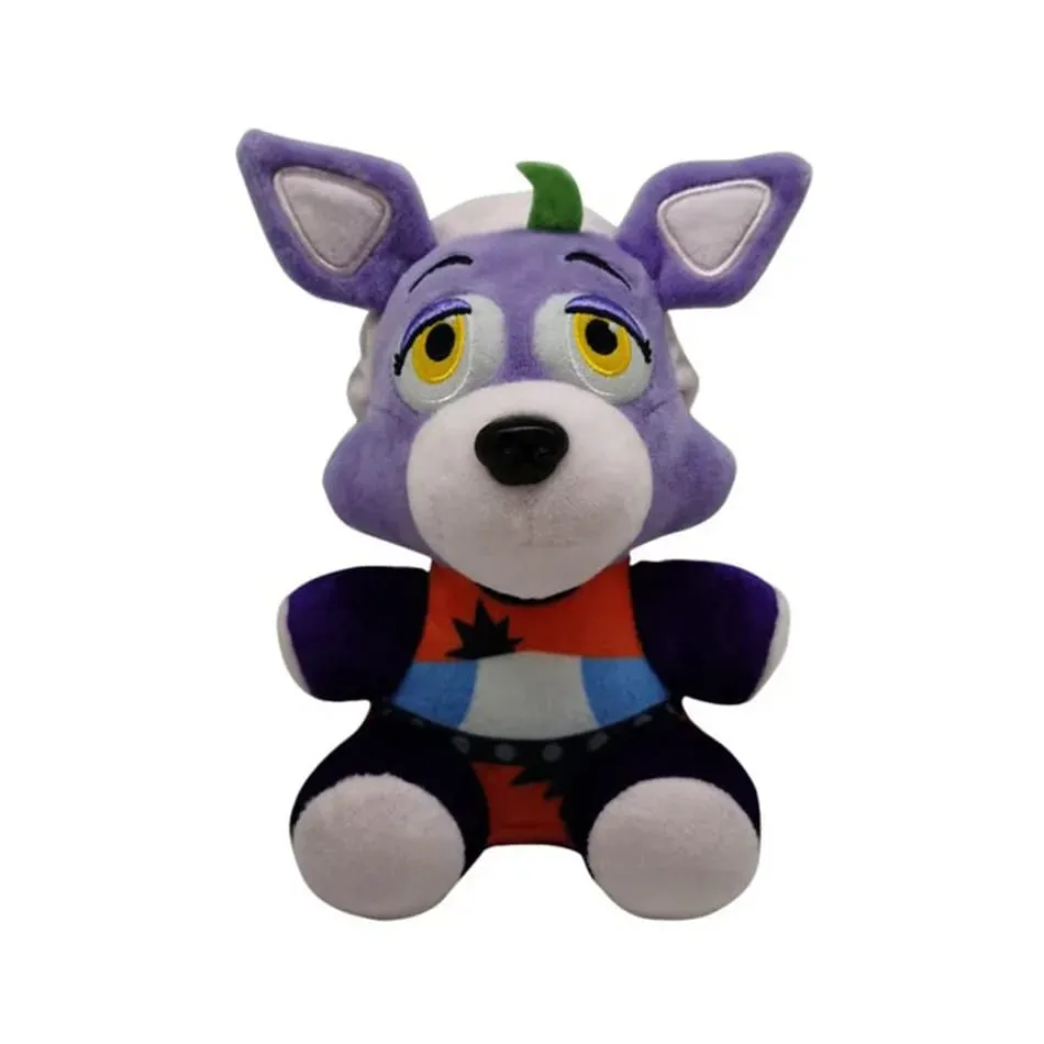 FNaf 18CM Plush Toys Bonnie Bear Foxy Cartoon Stuffed Dolls Freddy Kids Gifts Cute Game Doll