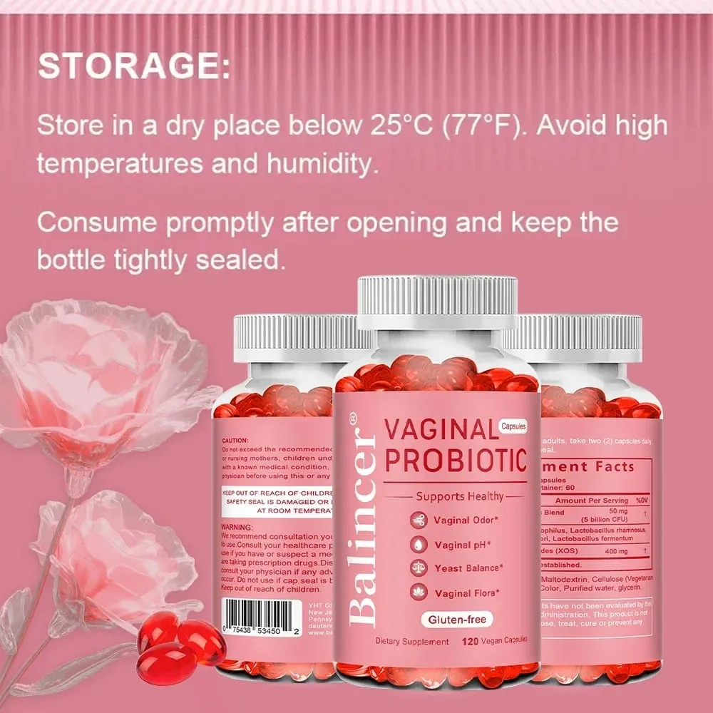 Balincer Probiotics for Women PH Balanced with Probiotics and Lactobacillus Probiotic Blend - Women's Health Supplement