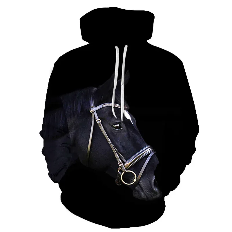 Horse Win Instant Success 3D Print Hoodies Interesting implication Animal Design Men Women Streetwear Pullover Casual Sweatshirt