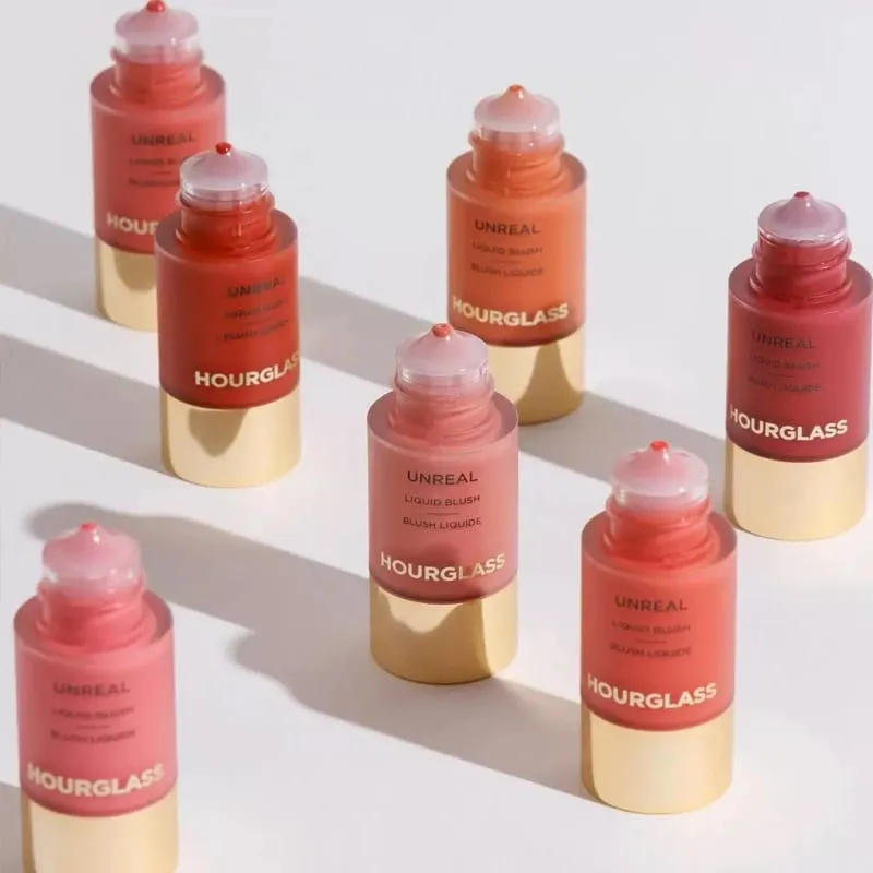 Hourglass Unreal Nude Liquid Texture Powder Blusher Full Clear Color Cheek Fluidity Easy Push Away Create Natural Woman Makeup — image 2