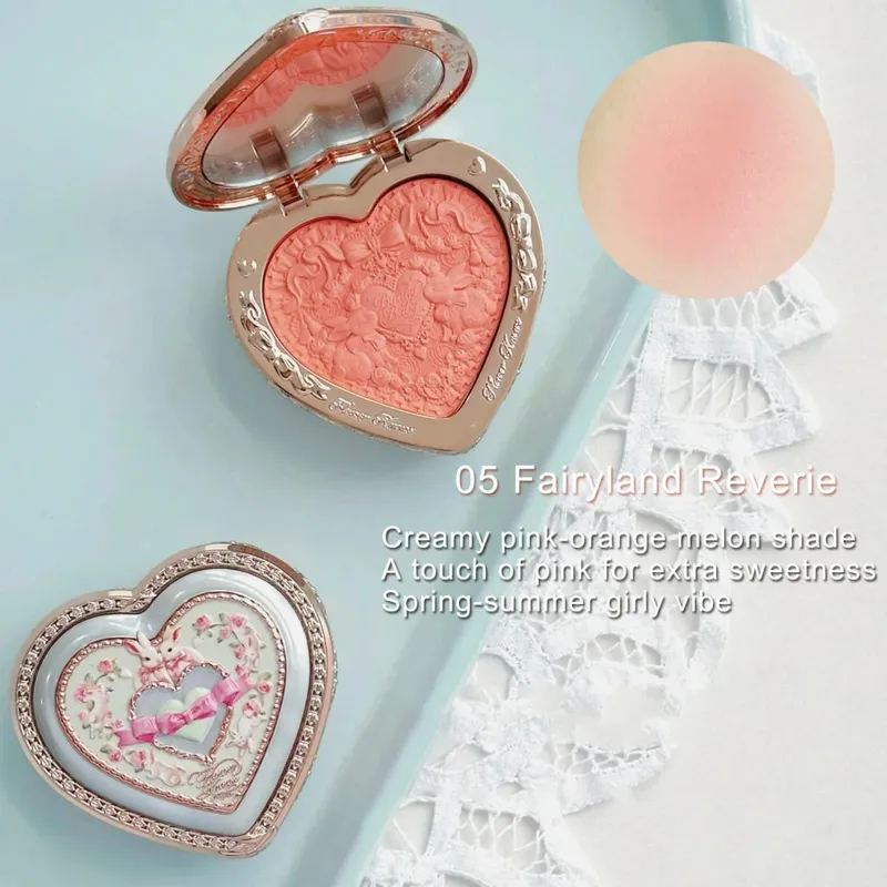 Flower Knows Multicolor Makeup Set Eyeshadow Blush Lip Gloss Summer Limited Edition Mint Green Collection Long Lasting Makeup — image 7