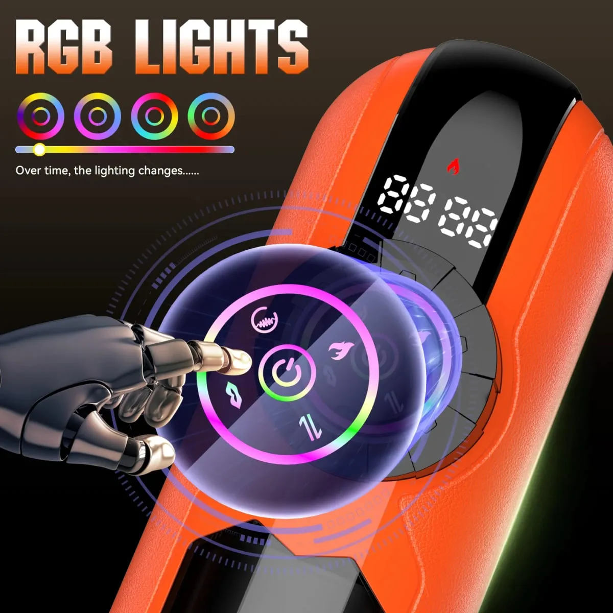 APP Intelligent Heating Suction Blowjob Masturbator for Men LCD Display Telescopic Vibrating Masturbation Cup Pocket Pussy — image 6
