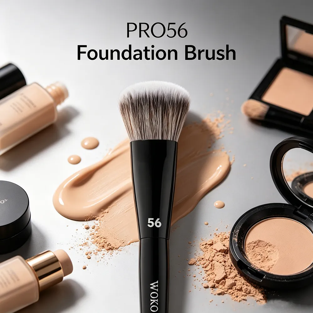 PRO 56 Foundation Brush Face Contour Foundation Makeup Brushes Foundation Liquids Cream Blush Powder Blending Makeup Tool — image 1