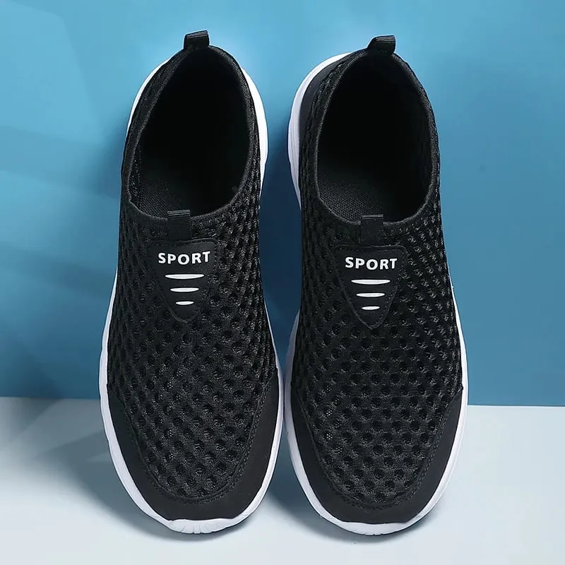 Breathable Men Casual Sneakers Lightweight Male Anti-slip Causal Shoes Outdoor Men's Loafers Soft Walking Flats Jogging 2024 New
