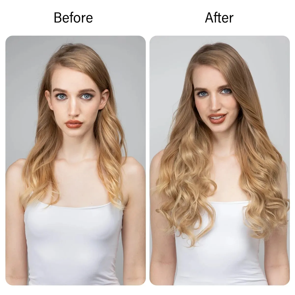 Premium Synthetic Invisible Wire With Clips Natural Hair Extension False Long Wavy Daily Use Clip In Hair Piece For Women