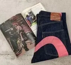 90s Retro Y2K New Hip Hop Straight Jeans Street Best Selling Personalized Printing High Street Men's Casual Loose Jeans Couple