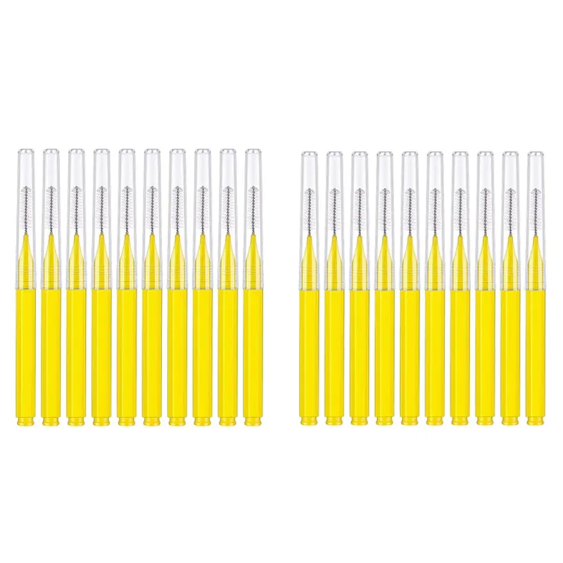 10/20 Pcs Eyebrow Brushes Mini Brow Lifting Brush Disposable Makeup Eyelash Tool Tooth Interdental Brush Lash Extension Supplies
