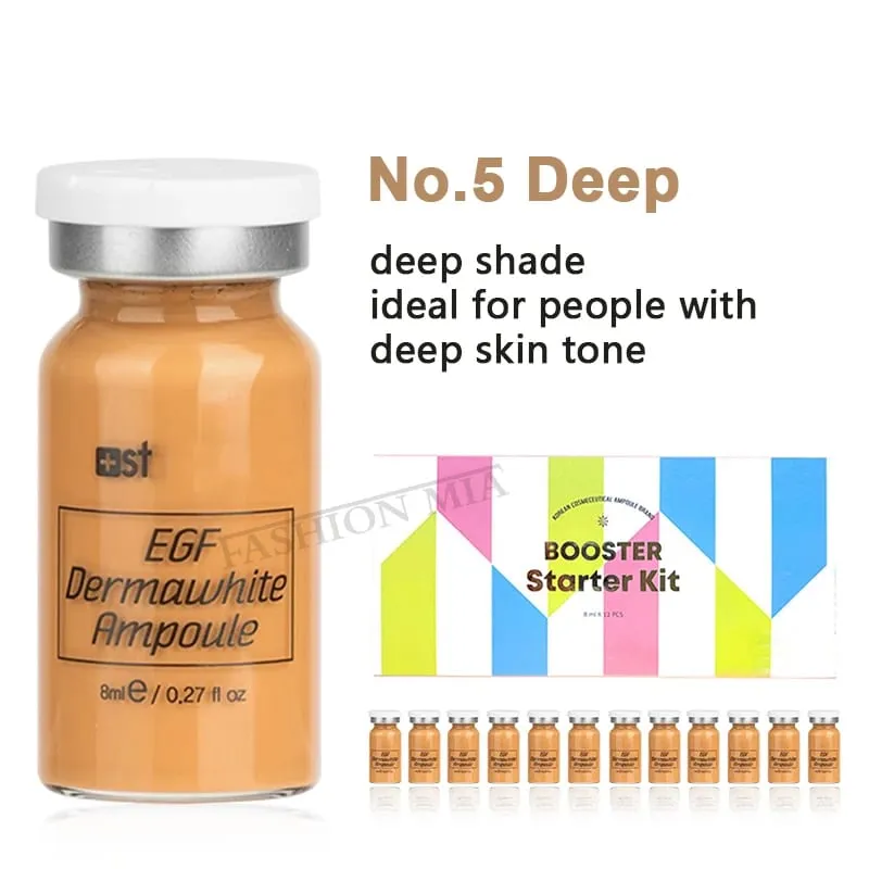 Korea 8ml BB Cream Ampoule Beginner Starter Kit Face Foundation Salmon DNA Serum Moisturise Whitening Cosmetic