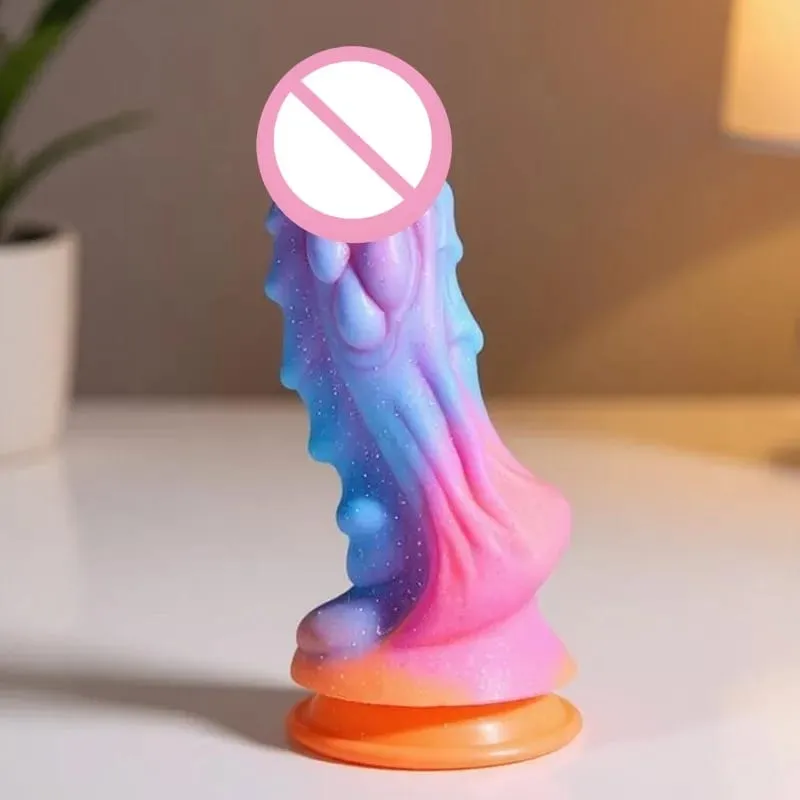 Realistic Soft Horse Dildo for Women Silicone with Strong Suction Cup Play Masturbator G Spot Masturbation Dick Adult Sex Toys