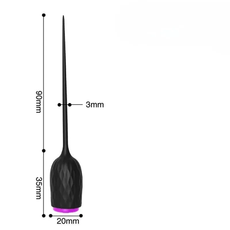 Long Urethral Vibrator Catheter Urethra Sound Dilator Massager 10 Speed Dildo Vibrator Catheter Penis Plug Sex Toys for Men Gay
