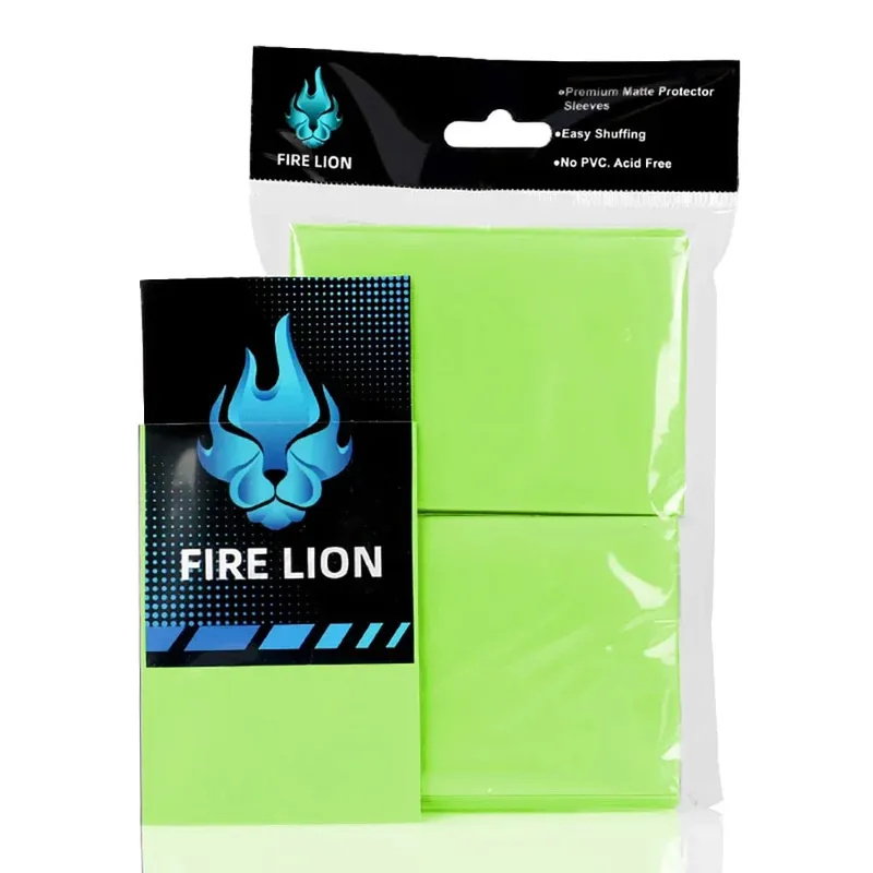 66x91mm 100PCS/Set Solid Matte Trading Card Sleeves Standard Size Card Protector for PTCG/TCG /MTG