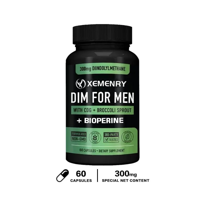 DIM Capsules - Support Fat Metabolism Increase lean Muscle Increase Muscle Strength Improve Athletic Performance