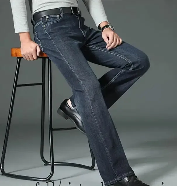 Men's Flared Jeans Loose Men Big-Leg Jeans Men Flared Pants Boot Cut Leg Designer Classic Jeans Multiple Styles Size 28-40