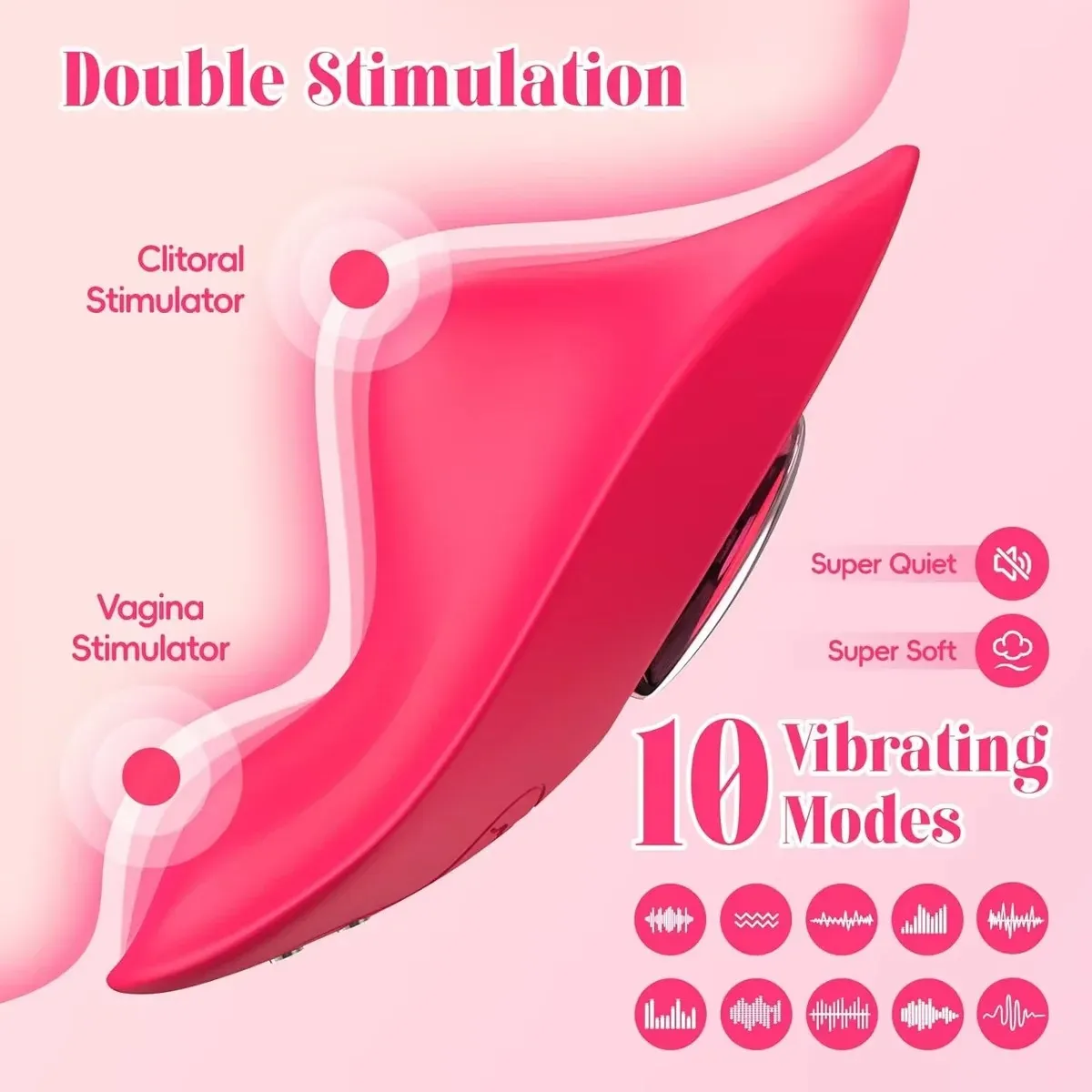 Panties Egg Vibrator Powerful Magnetic G-Spot Clitoris Vagina Stimulator Wearable Nipple Oral Massager Female Sex Toys for Women