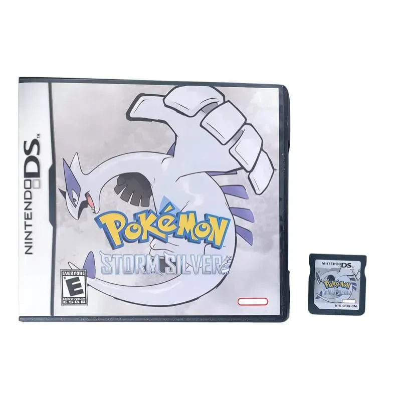 Anime Pokemon Series NDS Game Cartridge Video Game Console Moemon Silver Yellow KAIZO MoonBlack2 Hobby Collection Gifts Toys — image 36