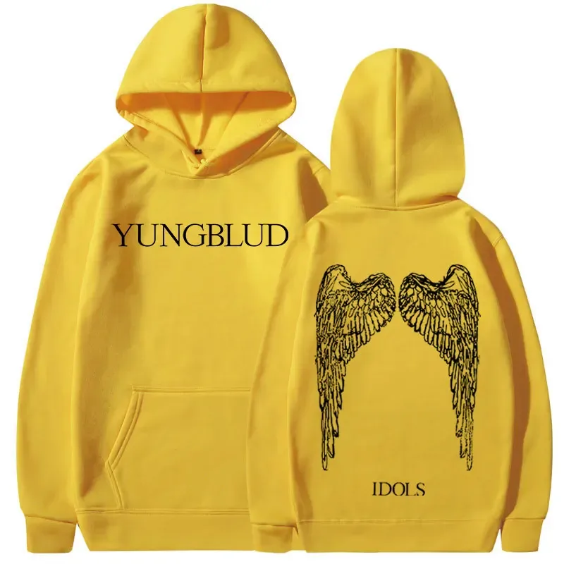 Yungblud IDOLS Wings Album Tour 2025 sweat à capuche pour homme femmes Vintage mode sweats à capuche Hip Hop surdimensionné pulls Streetwear
