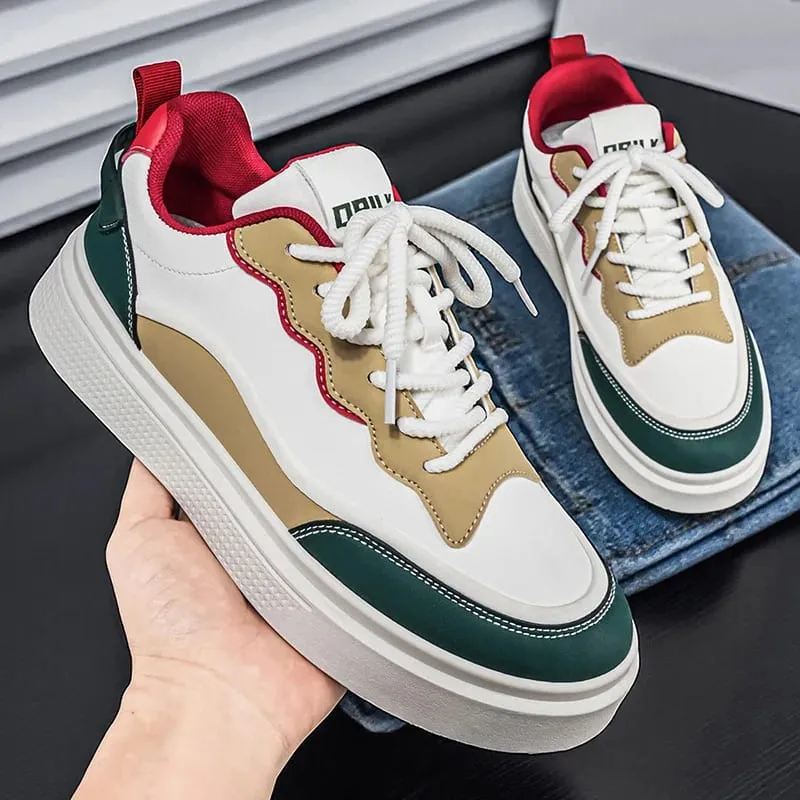 Men's shoes 2026 trend versatile sports and leisure board shoes fashionable outdoor white shoes comfortable and breathable — image 4