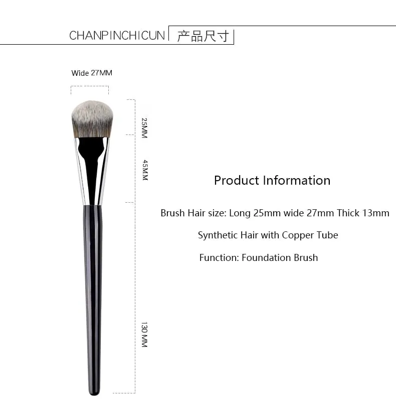 #47 Pro Angled Foundation Brush Make Up Bevel shape Makeup Brushes cosmetic tools Foudation Liquid BB cream contour exquisite