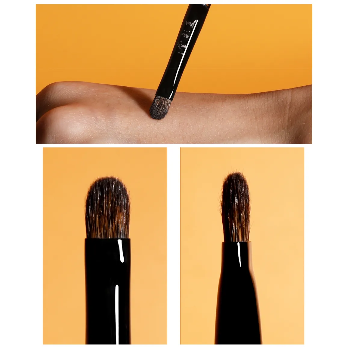 Professional Handmade Make Up Brush 1PC Eye Shadow Brush Soft Squirrel Hair Luxury Raw Lacquer Handle Makeup Brushes