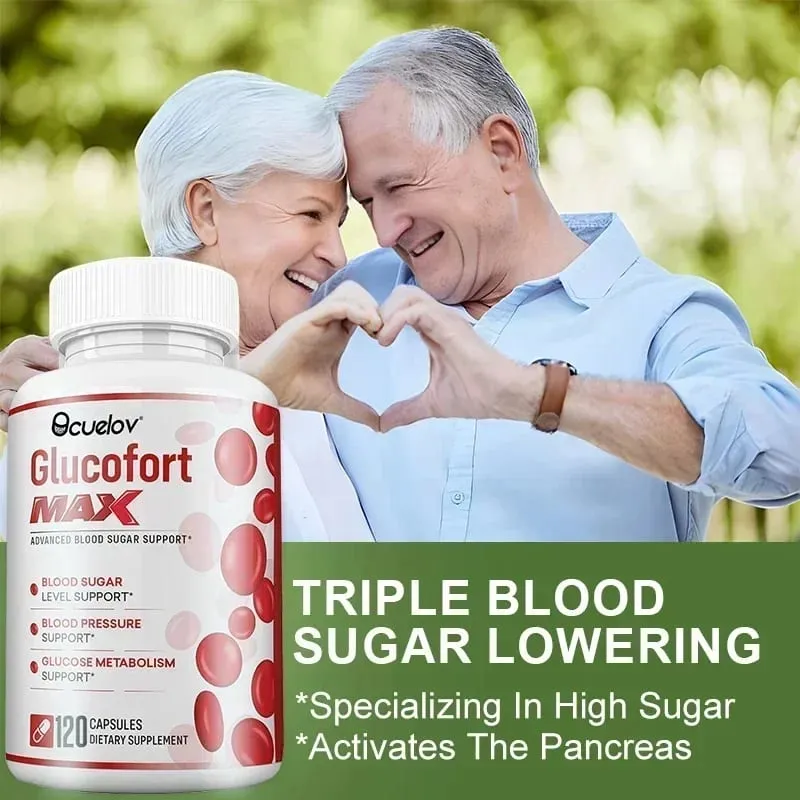 All-natural Blood Sugar Support Supplement Balances Blood Sugar Blood Pressure Glucose Metabolism Non-GMO Gluten-free