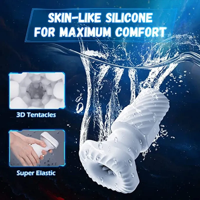 Automatic Male Thrusting Heating Masturbator Oral Cup Stroker Real Vagina Sucking Blowjob Sex Toys Vibration with Phone Holder
