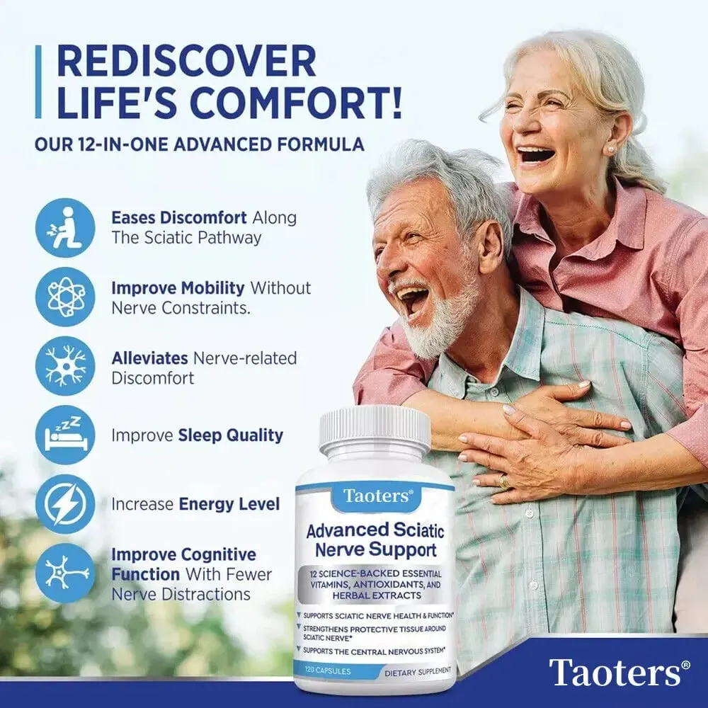 Advanced Sciatica Support Relief: Alpha Lipoic Acid Vitamins Benfotiamine - Sciatica Supplements — image 6