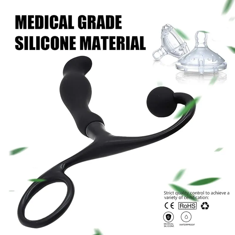 Silicone Anal Plugs Trainer Prostate Massage Butt Plugs Anal G-spot Clitoral Stimulation Anal Trainer Adult Products Sex Toys
