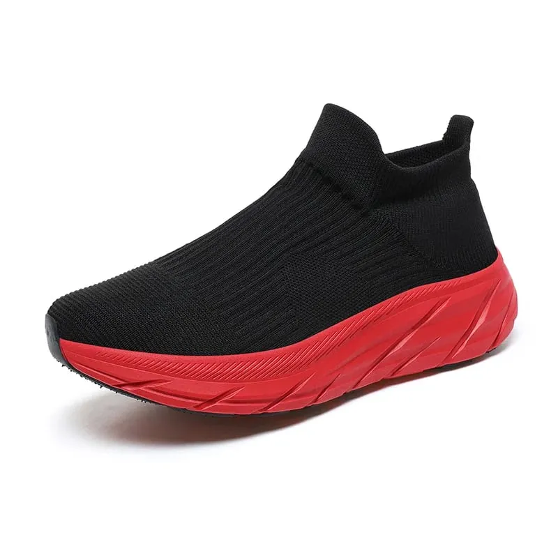 Men's Running Shoes Lightweight Breathable Mesh Elastic Comfortable Durable Fashion Casual Hot Selling Sports Sneakers