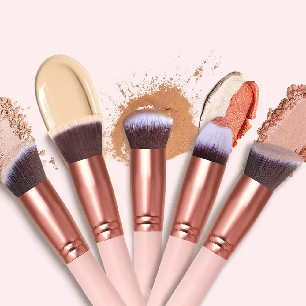 19 PCS Makeup Brush Set Include Makeup Sponge Premium Synthetic Foundation Powder Concealers Eyeshadow Blush — image 2