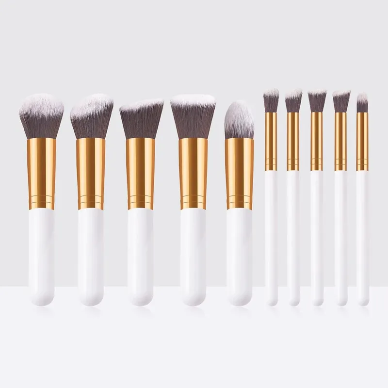 10pcs Set Makeup Brushes Tool Set Cosmetic Powder Eye Shadow Foundation Blush Blending Beauty Maquiagem Beauty Kit for Party — image 29