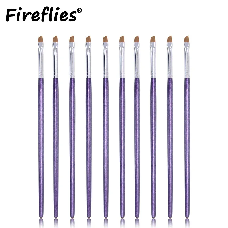 2/5/10PCS Upgrade Blade Eyeliner Brush Ultra Thin Flat Fine Eye Liner Makeup Brushes Flat Eyeliner Brush Eyebrow Make Up Tool