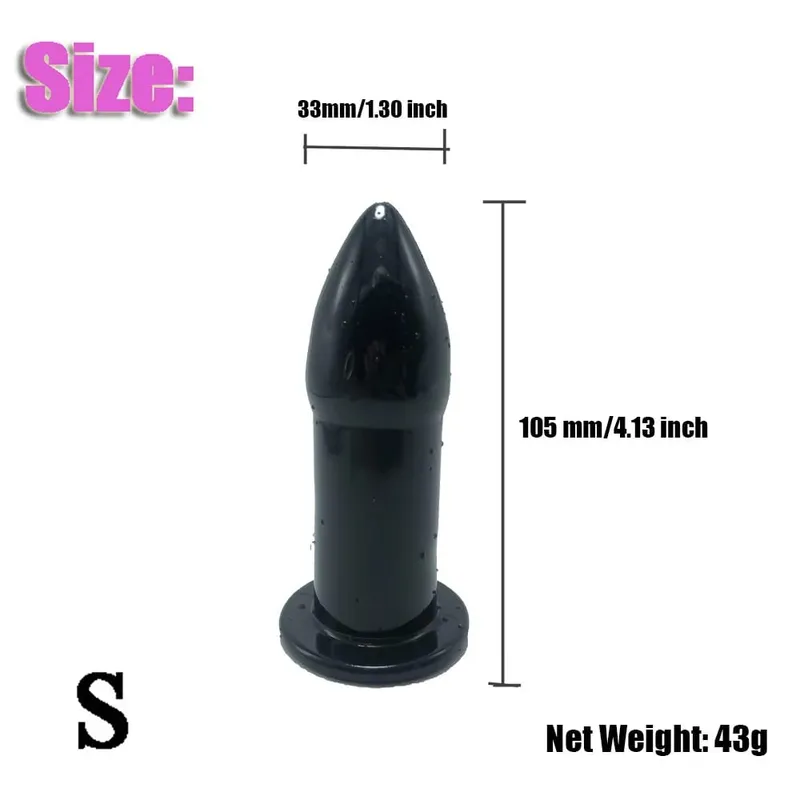 5PCS/Set Anal Plug Bullet Shape Butt Plug Trainer Kit Dilator Progressive Training Adult Sex Toy for Women Men Couples Gear