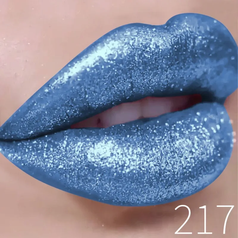 1PC Glitter Lip Gloss Long Lasting Waterproof Metallic Liquid Lipstick Pearl Shining High Pigment Lip Tint Korean Makeup Gifts