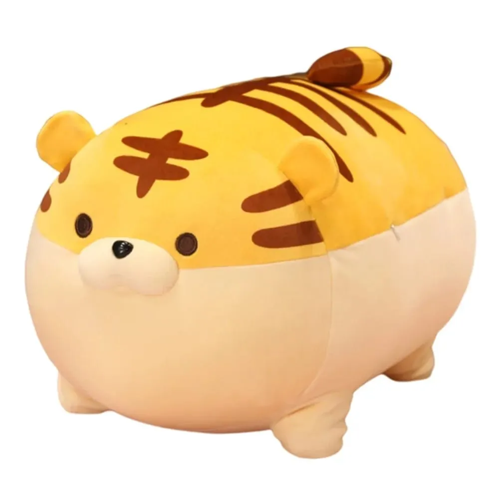 Creative Down Cotton Plush Pillow Cute Cartoon Stuffed Doll Soft Plush Tiger Plush Toy Daily Leisure
