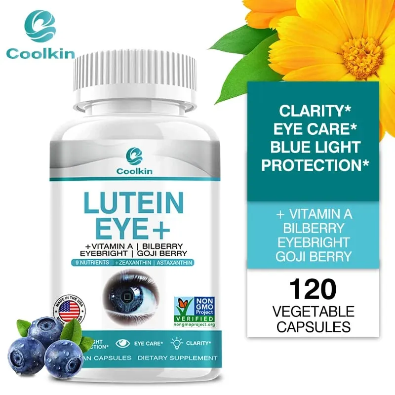 Suplemen Lutein - Vitamin A + Bilberry Eyebright + GO JI Wolfberry Untuk Meredakan Kelelahan dan Kekeringan MataKapsul — image 2