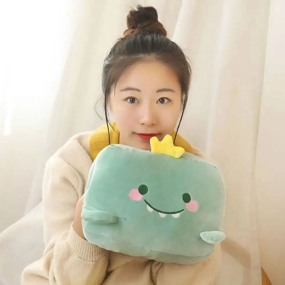 Creative Plush Toy Hand Warmer Plush Pillow Keep Warm Super Soft Office Nap Pillow Animal Hand Hold Pillow Stuffed Toy Men Women