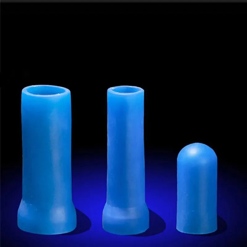 S/M/L Silicone Sleeves for Penis Extender Pump Enlargement Glans Protector Cap Replacement Penile Stretcher Clamping Kit Sex Toy