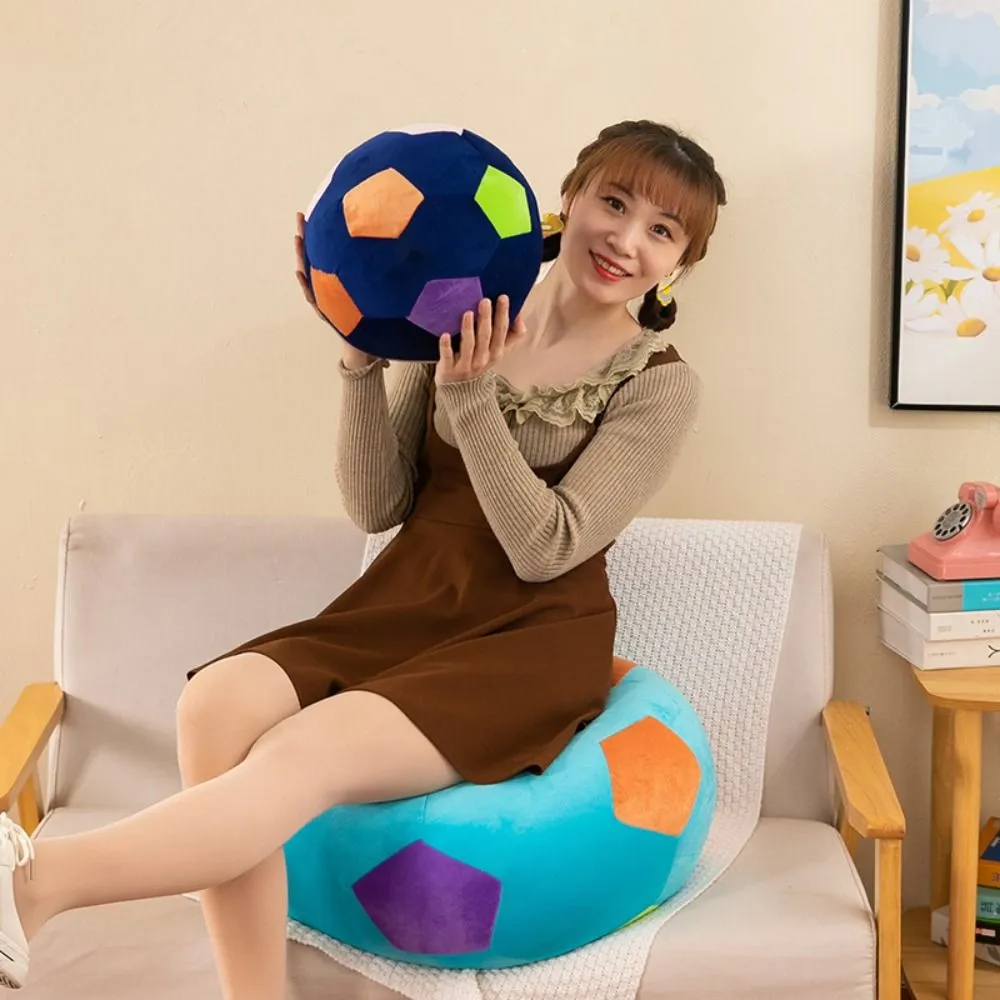 Creative Simulation Basketball High Quality Stuffed Sports Ball Stuffed 22cm Soft Football Pillow Girl Boy