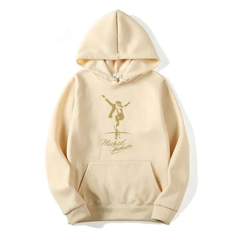 2026 Michael Jackson Gold Men Hoodies — image 6