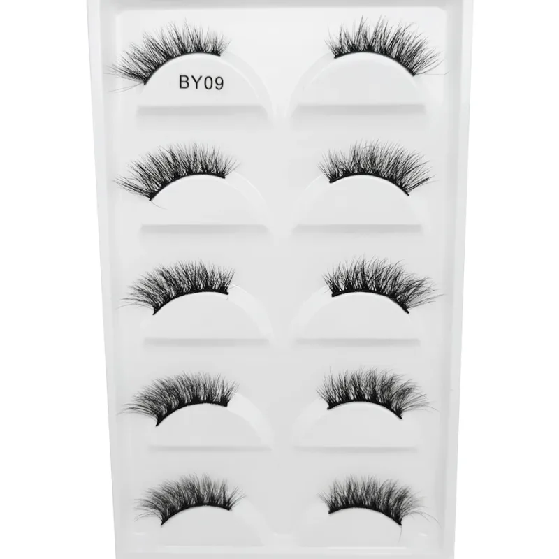 New 5 Pairs Natural 3D False Eyelashes Makeup Mink Eyelash Fake Eye Lashes Faux Cils Make Up Beauty Maquillaje Tools H13 Cat — image 15