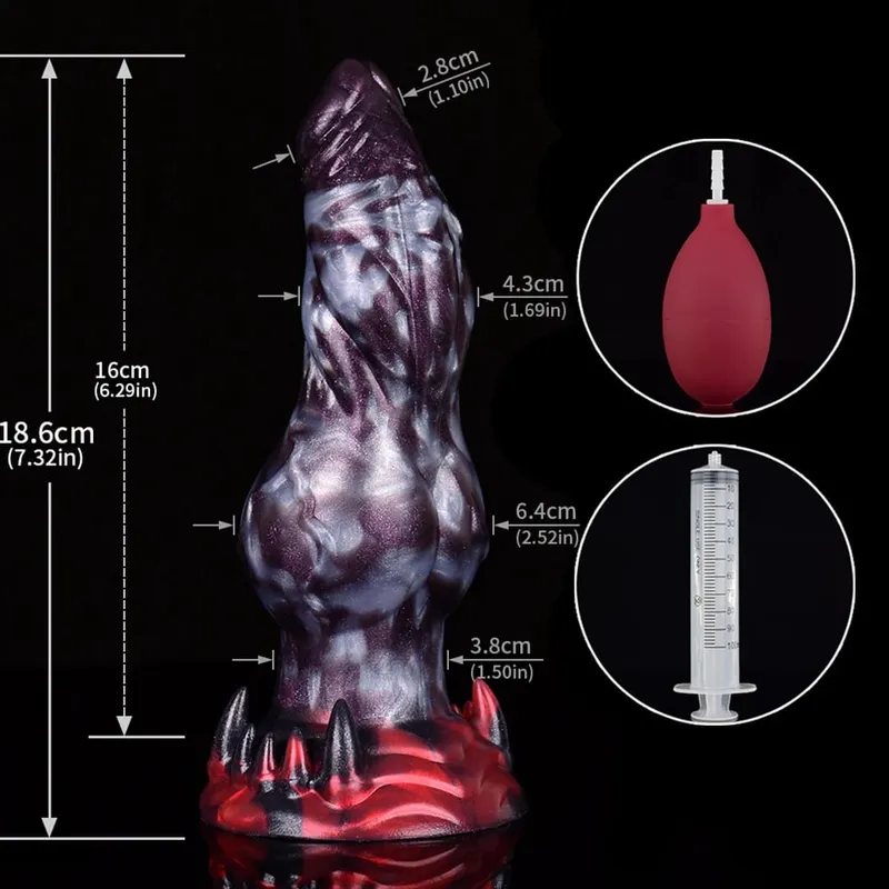 Squirting Horse Anal Dildos Monster Fake Penis G-Spot Stimulator Masturbation Butt Plug Cock Sex Toy For Women Men Flirting