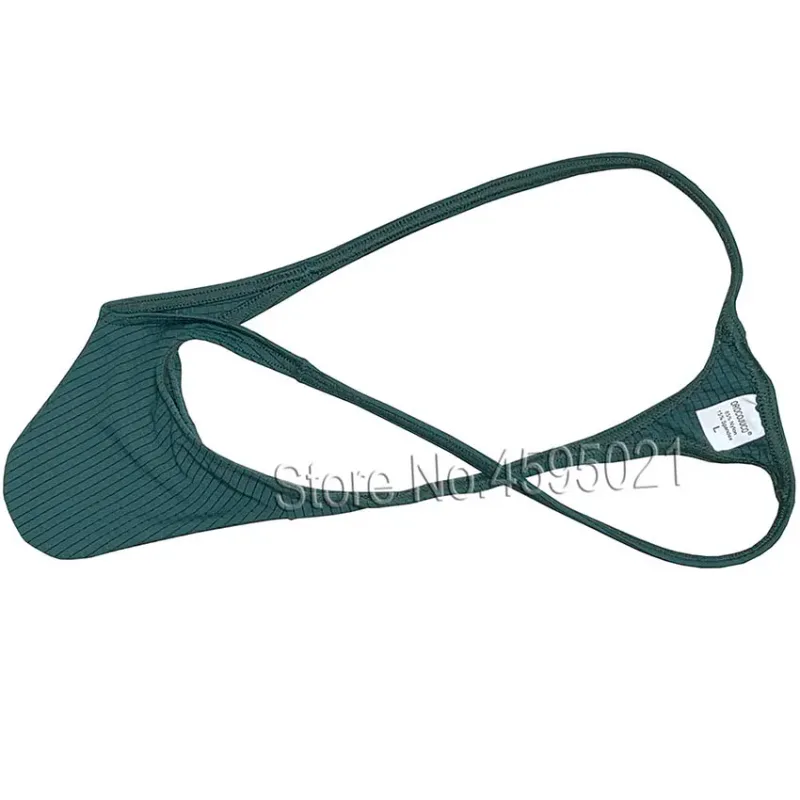 Men's Underwear Thong Contour Pouch Tangas Rise Cheeky Underpants Low Rise Beach Briefs Bikini Single Layer Quick Dry Silky