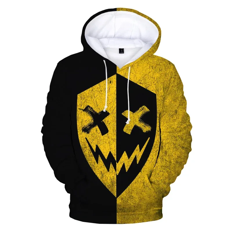 Pattern Trendy Devil Smiling Face 3D Printed Hoodie Sweatshirts Men Women Fashion Casual Funny Pullovers Hip Hop Hoodies