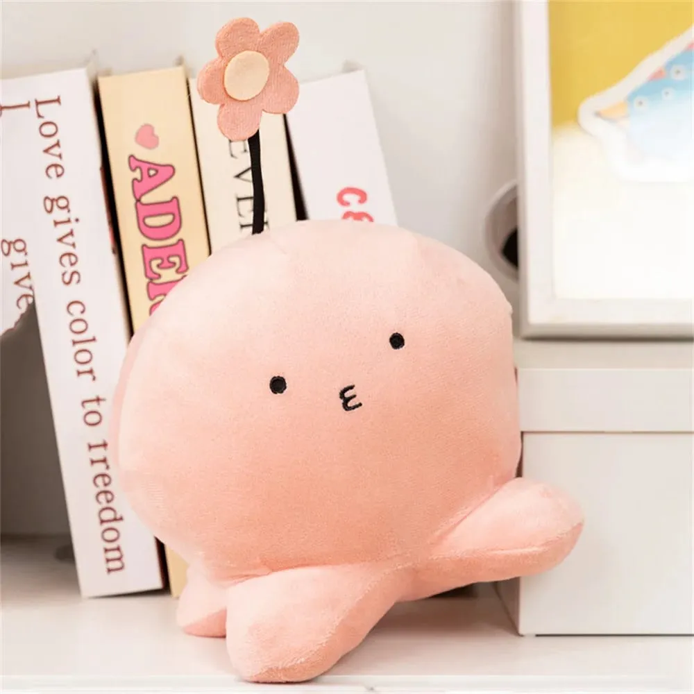 Hot New Takopi’s Original Sin Plush Cartoon Takopī Plushie タコピー Stuffed Doll Soft Home Decor Happy Toy Children's Birthday Gift