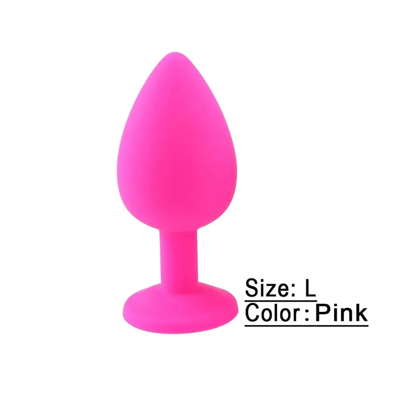 Plugue anal de silicone macio p/m/l, mini plugue erótico para bunda, brinquedo sexual para iniciantes, homens, mulheres, casais gays, estimulador de próstata, brinquedo de sexo anal