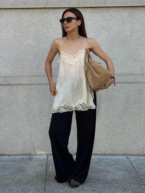 Abito maxi con volant multistrato solido Abito elegante senza maniche con spalle scoperte a vita alta da donna 2026 Abbigliamento femminile per le vacanze