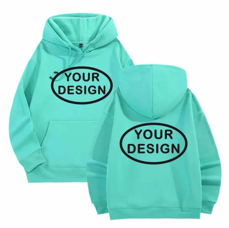 Felpe con cappuccio da uomo e da donna stampate personalizzate Pullover a maniche lunghe moda casual allentate LOGO ricamato Camicie sportive da strada