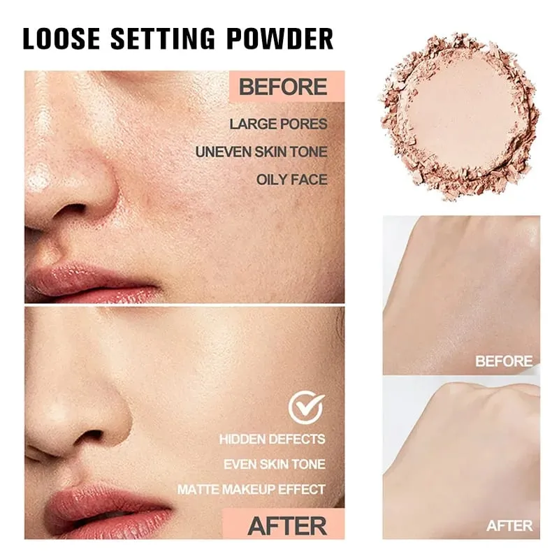 3-Piece Beginner Face Makeup Kit-Matte Waterproof Foundation Hydrating Primer Oil-Control Loose Powder Full Coverage Concealer — image 7